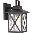 CHLOE Lawrence 1 Light Textured Black Outdoor Wall Sconce 11