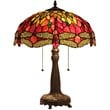CHLOE Empress Tiffany-style 2 Light Dragonfly Table Lamp 16