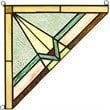 CHLOE Desmund Mission Tiffany-glass Window Panel 8