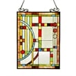 CHLOE Braque Tiffany-glass Window Panel 17.5x25