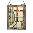 CHLOE Braque Tiffany-glass Window Panel 17.5x25