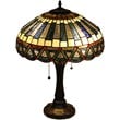 CHLOE Courtland Tiffany-style 2 Light Mission Table Lamp 16
