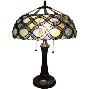 chloe prisma tiffany-style 2 light table lamp 16