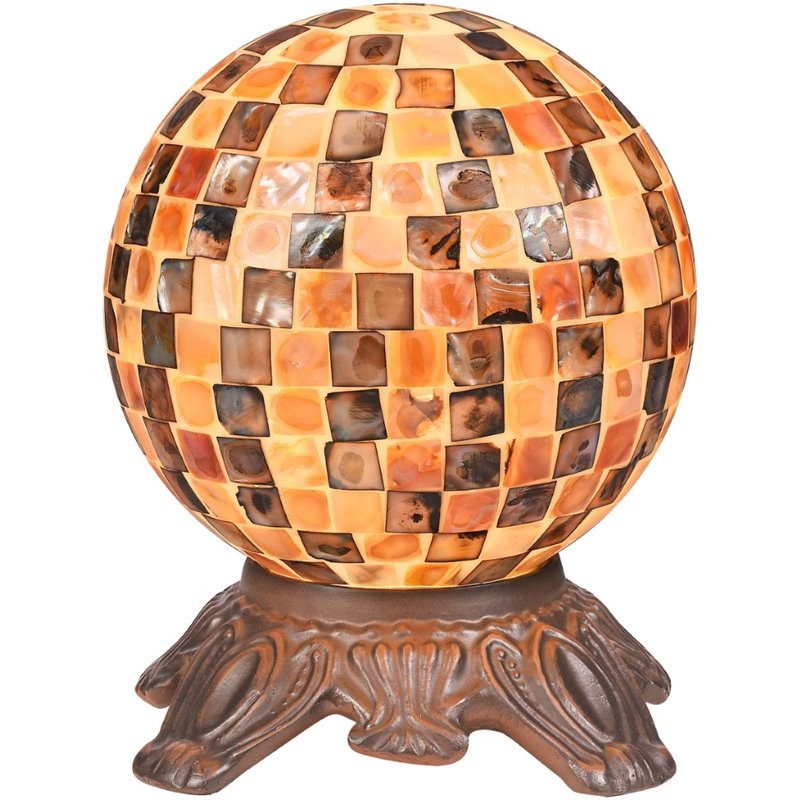 CHLOE Shelley Mosaic 1 Light Dark Bronze Accent Lamp 8
