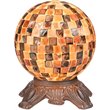 CHLOE Shelley Mosaic 1 Light Dark Bronze Accent Lamp 8