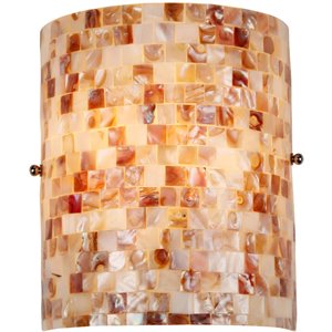 CHLOE Shelley Mosaic 1 Light Wall Sconce 8.3&quot Wide