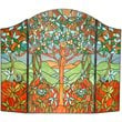 CHLOE Eden Tiffany-style 3pcs Folding Fireplace Screen 44x35