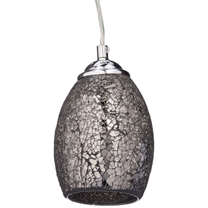 CHLOE Melia Mosaic 1 Light Ceiling Mini Pendant 4.8&quot Shade