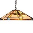 CHLOE Carla Tiffany Blackish Bronze 2 Light Ceiling Pendant Fixture 16