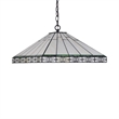 CHLOE Theros Tiffany-style 2 Light Mission Hanging Pendant Fixture 18