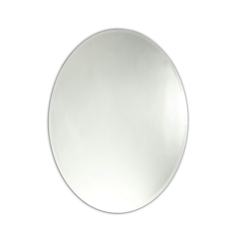 CHLOE Maisie Large Frameless Wall Mirror 28x35