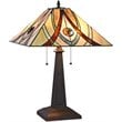 CHLOE Orson Tiffany-style 2 Light Mission Table Lamp 16