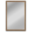 CHLOE'S Reflection Textured Brass Rectangular Framed Wall Mirror 33