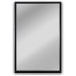 CHLOE'S Reflection Textured Black Rectangular Framed Wall Mirror 36