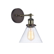 CHLOE Manette Industrial-style 1 Light Rubbed Bronze Wall Sconce 7