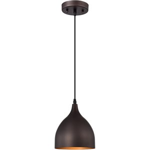 chloe walter industrial 1 light bronze mini pendant ceiling fixture 7