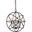 CHLOE Osbert Industrial-style 4 Light Rubbed Bronze Ceiling Pendant 16