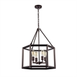CHLOE Ironclad Industrial-style 4 Light Rubbed Bronze Ceiling Pendant 21
