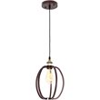CHLOE CERDIC Industrial 1 Light Oil Rubbed Bronze Ceiling Pendant 8