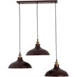 CHLOE EADRED Industrial 3 Light Oil Rubbed Bronze Island Pendant 14