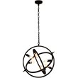CHLOE Ironclad Industrial 6 Light Oil Rubbed Bronze Ceiling Pendant 20