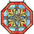 CHLOE Dream Catcher Tiffany Geometric Stained Glass Window Panel 23