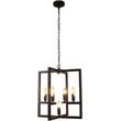 CHLOE Ironclad Farmhouse 5 Light Oil Rubbed Bronze Ceiling Pendant 18