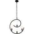 CHLOE Ironclad Farmhouse 4 Light Oil Rubbed Bronze Ceiling Pendant 20