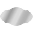 CHLOE's Reflection Hanging Novelty Shaped Frameless Wall Mirror 24