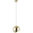 CHLOE Ironclad Contemporary 1 Light Plated Gold Ceiling Mini Pendant 8