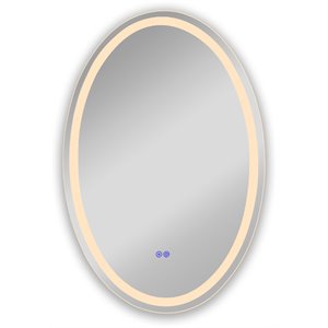 CHLOE Speculo Back Lit LED Mirror 4000K Warm White 24&quot Wide