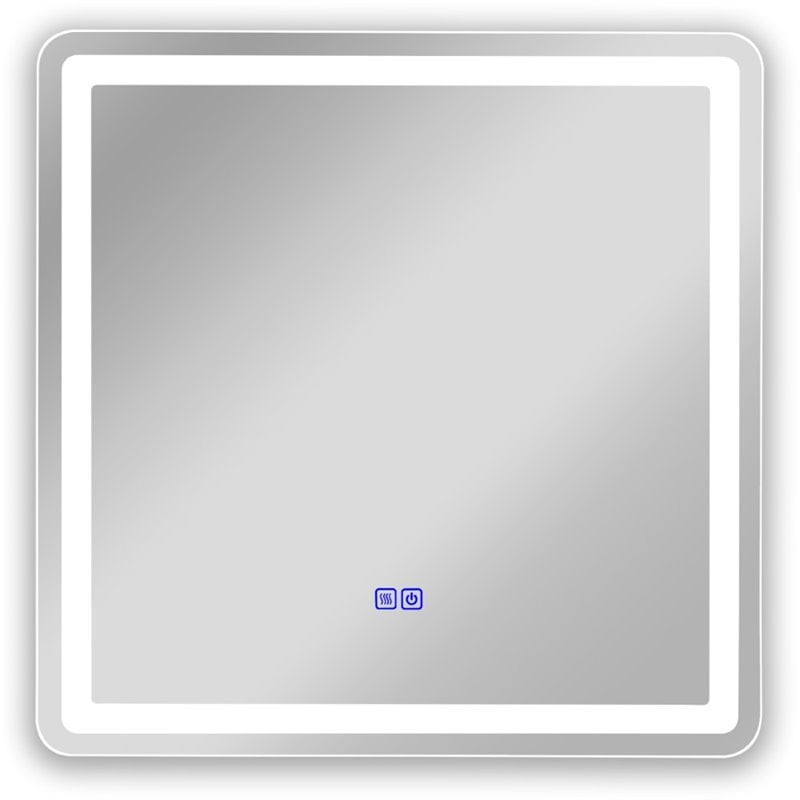 CHLOE Luminosity Back Lit Square TouchScreen LED Mirror 3 24