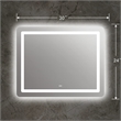 CHLOE Speculo Back Lit LED Mirror 4000K Warm White 30