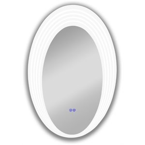 CHLOE Speculo Back Lit LED Mirror 6000K Daylight White 24&quot Wide