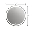 CHLOE Speculo Embedded LED Mirror 4000K Warm White 28