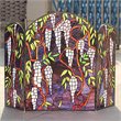 Chloe Lighting Corinth Glass Grape Design Fireplace Screen in Multi-Color