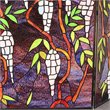 Chloe Lighting Corinth Glass Grape Design Fireplace Screen in Multi-Color