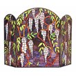 Chloe Lighting Corinth Glass Grape Design Fireplace Screen in Multi-Color