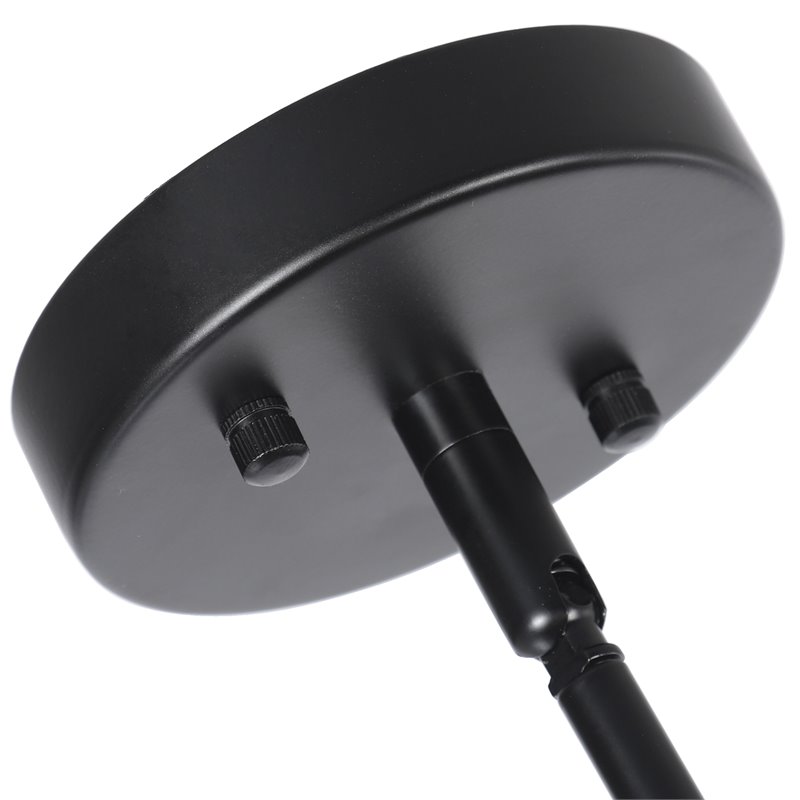 Chloe Lighting Alina 5-Light Metal Ceiling Pendant in Matte Black