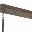 Chloe Lighting Indigo 6-Light Metal Ceiling Pendant in Antique Wood