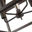 Chloe Lighting Ryder 5-Light Metal Hanging Ceiling Pendant in Antique Wood