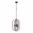 Chloe Lighting Pepper 6-Light Metal Hanging Ceiling Pendant in Bronze