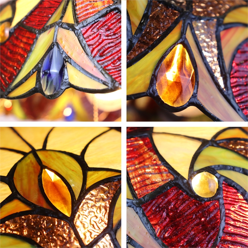 Chloe Lighting Victorian Adia 2-Light Metal Floor Lamp in Dark Bronze