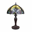 Chloe Lighting Victorian Adia 1-Light Metal Accent Table Lamp in Dark Bronze