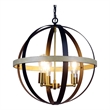 Chloe Lighting Farmhouse 3-Light Glass Ceiling Pendant in Multi-Color