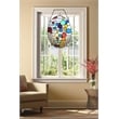 Chloe Lighting Geometric Bubbles Design Glass Window Panel in Multi-Color