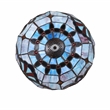 Chloe Lighting Victorian 1-Light Glass & Metal Table Lamp in Multi-Color