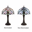 Chloe Lighting Victorian 1-Light Glass & Metal Table Lamp in Multi-Color