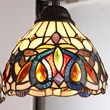 Chloe Lighting Serenity Victorian 3-Light Glass Mini Chandelier in Bronze