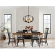 Chloe Lighting Contemporary 5-Light Metal Large Pendant in Bronze/Black